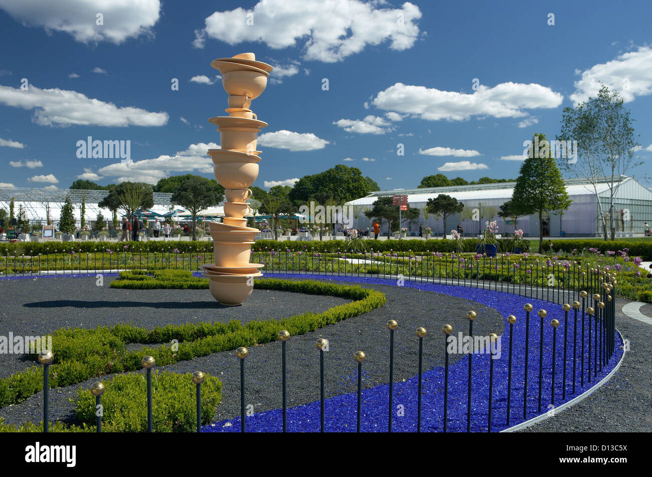 Oranienburg, Germany, Luxury Garden Room at the Garden Show Stock Photo