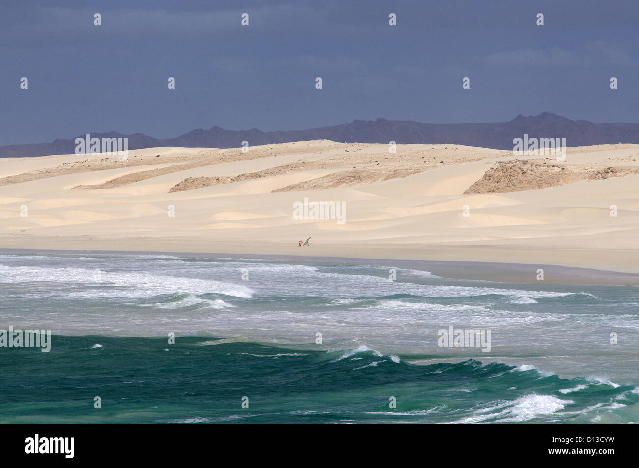 Chaves Beach - Boa Vista, Cape Verde Stock Photo