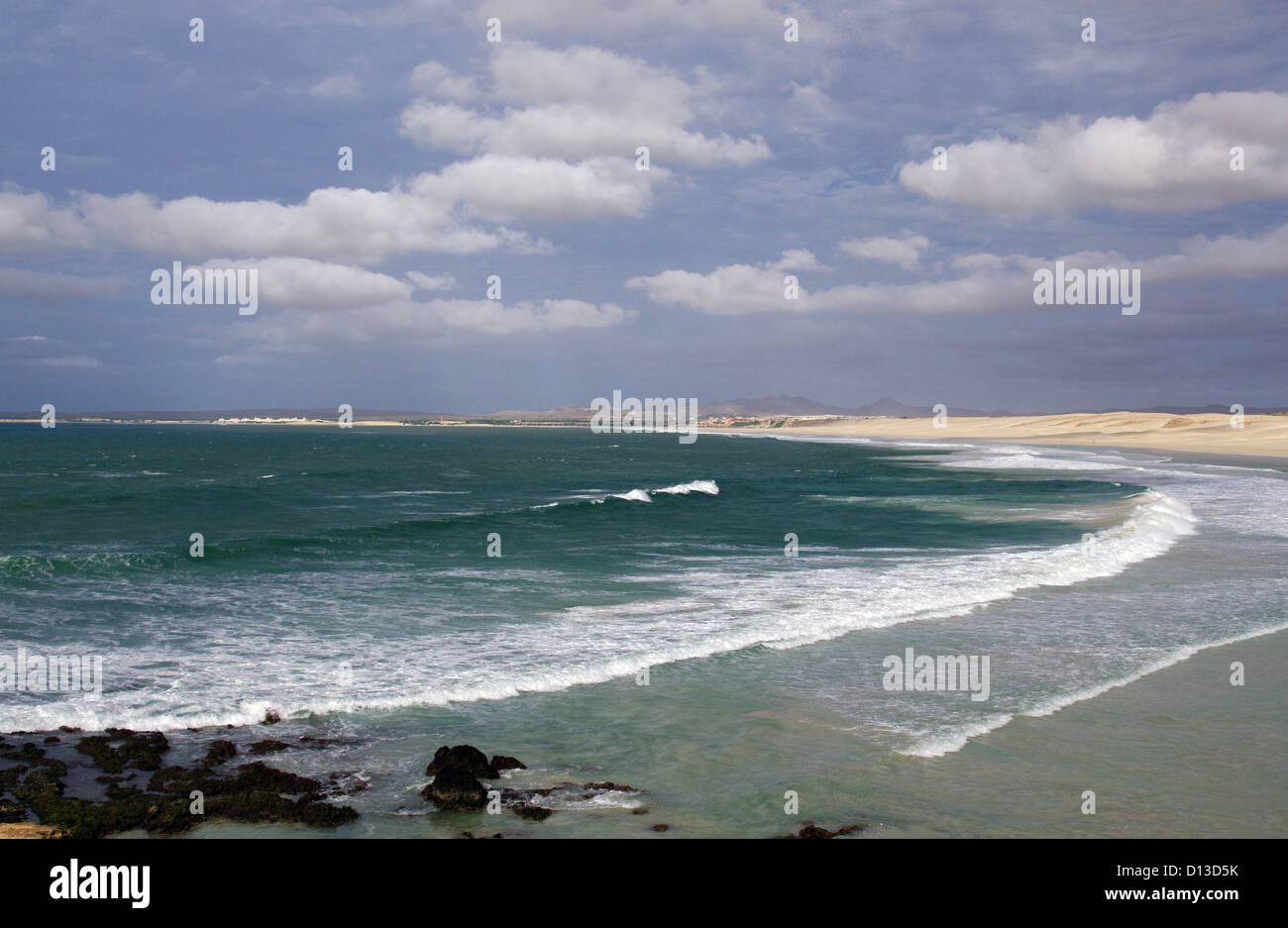 Chaves Beach - Boa Vista, Cape Verde Stock Photo