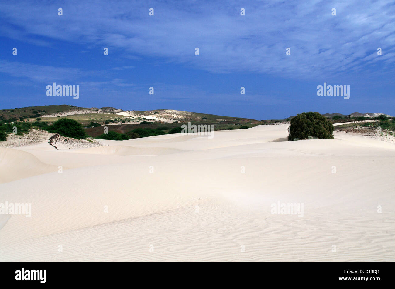 Deserto de Viana - Viana Desert on the island Boa Vista, Cape Verde Stock Photo