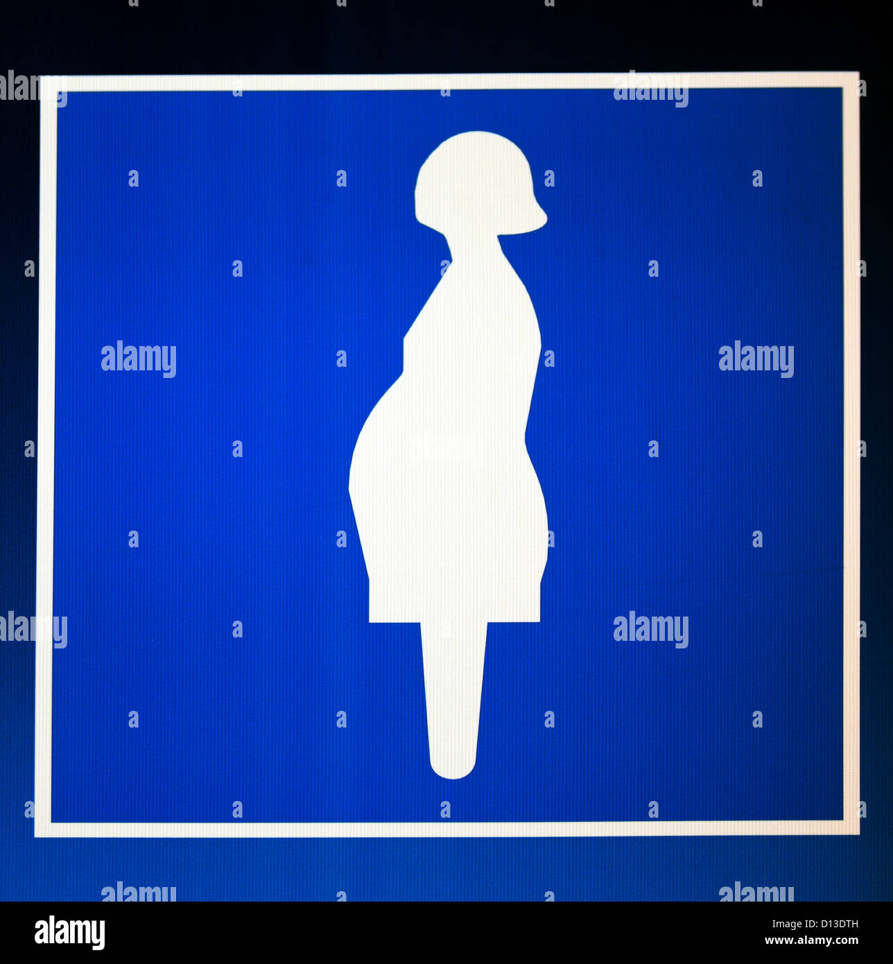 Dubai, United Arab Emirates, pictogram, pregnant woman Stock Photo Alamy