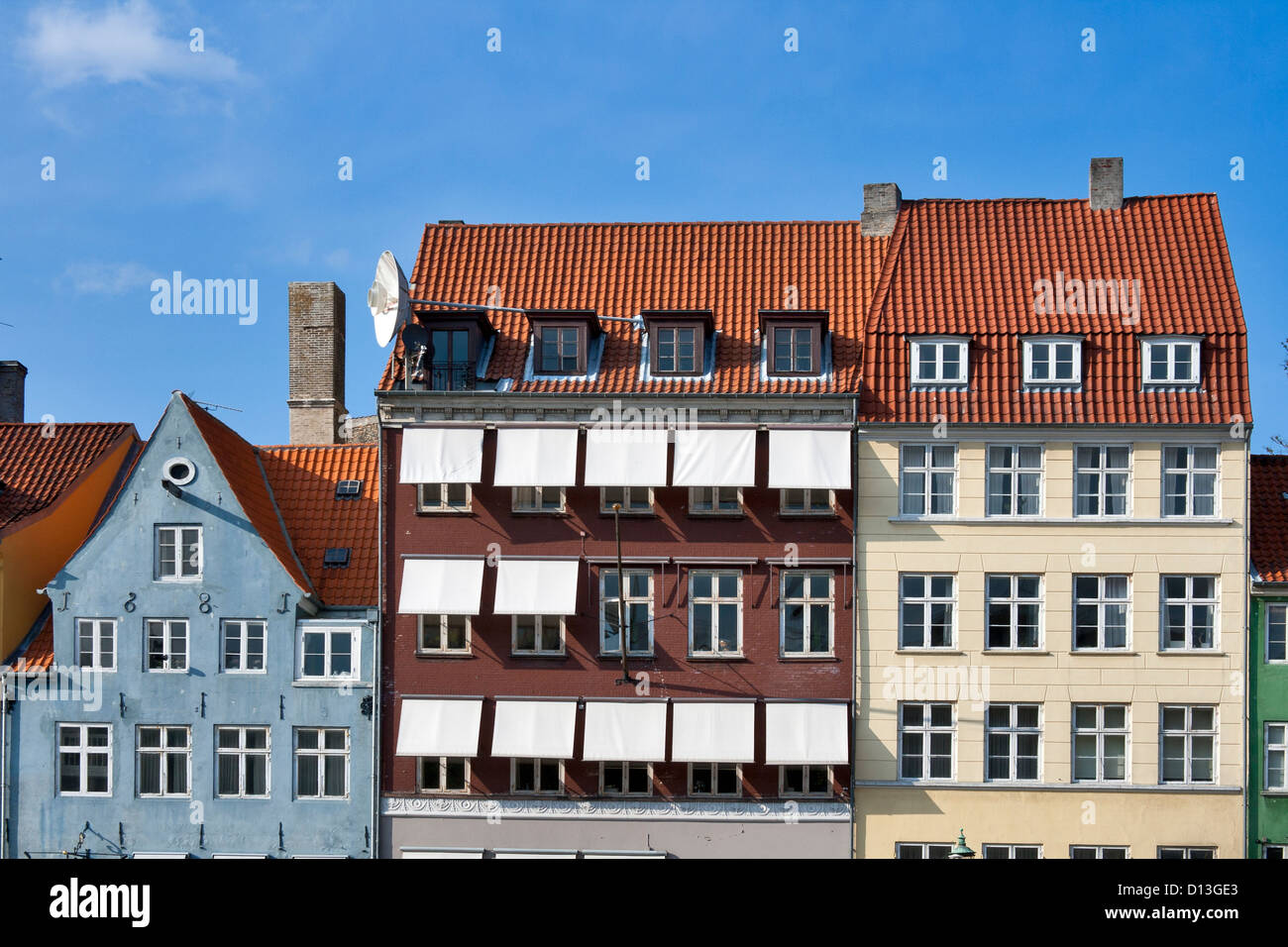 Houses in Nyhavn, Copenhagen, Denmark Stock Photo Alamy