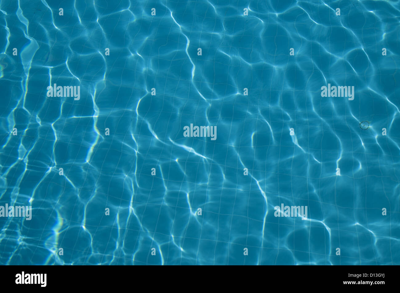blue water swiming pool background Stock Photo