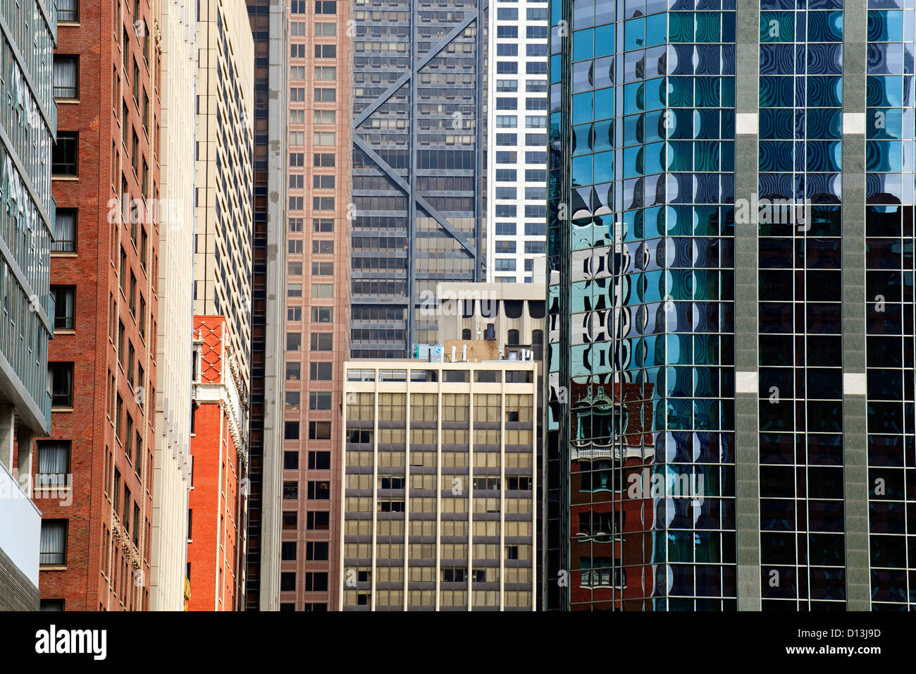 Building windows, Chicago, Illinois USA Stock Photo Alamy