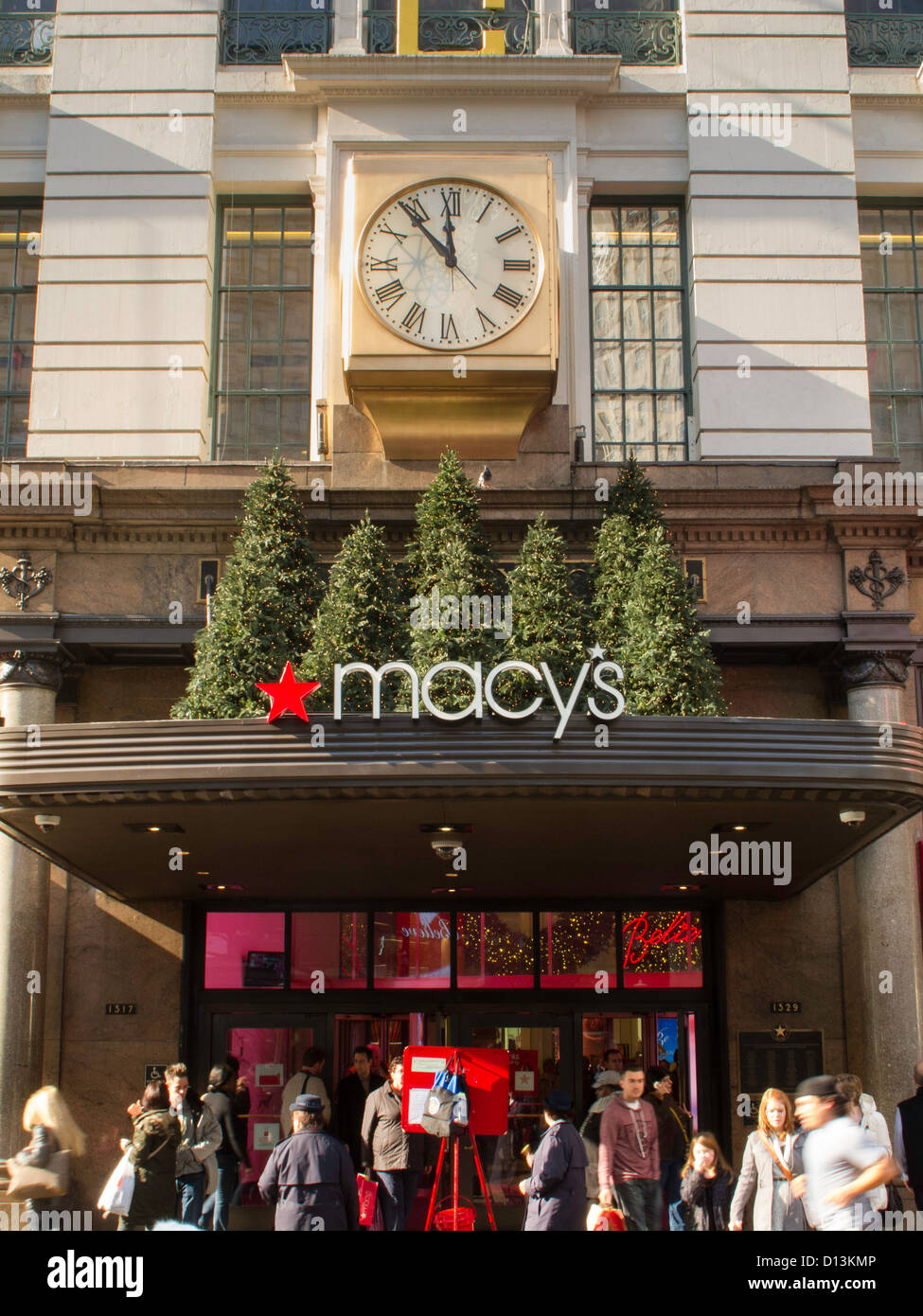 Holiday Decorations, Christmas Trees, Macy's Department Store, Herald