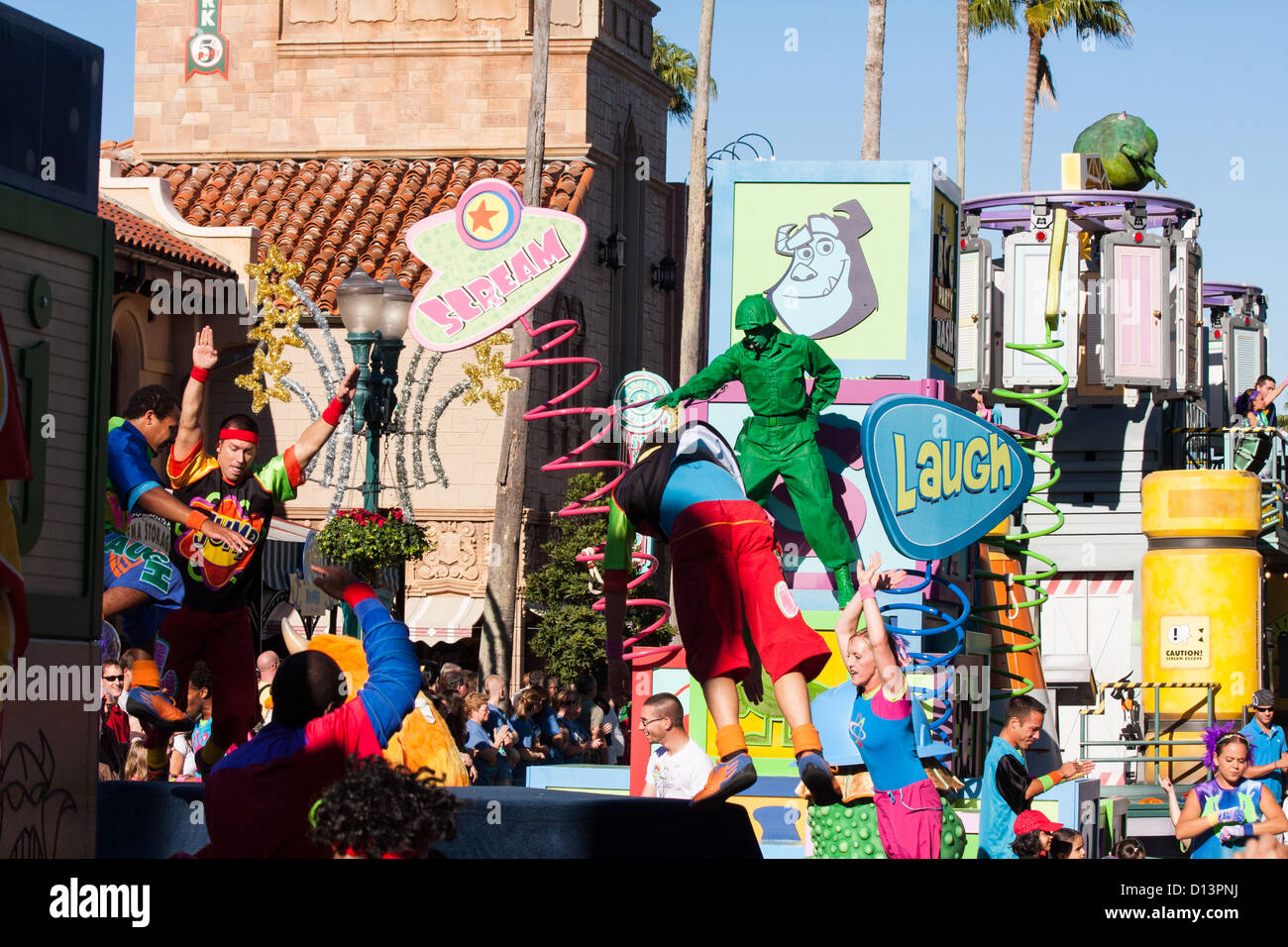 Walt Disney World Main Street Parade Stock Photo