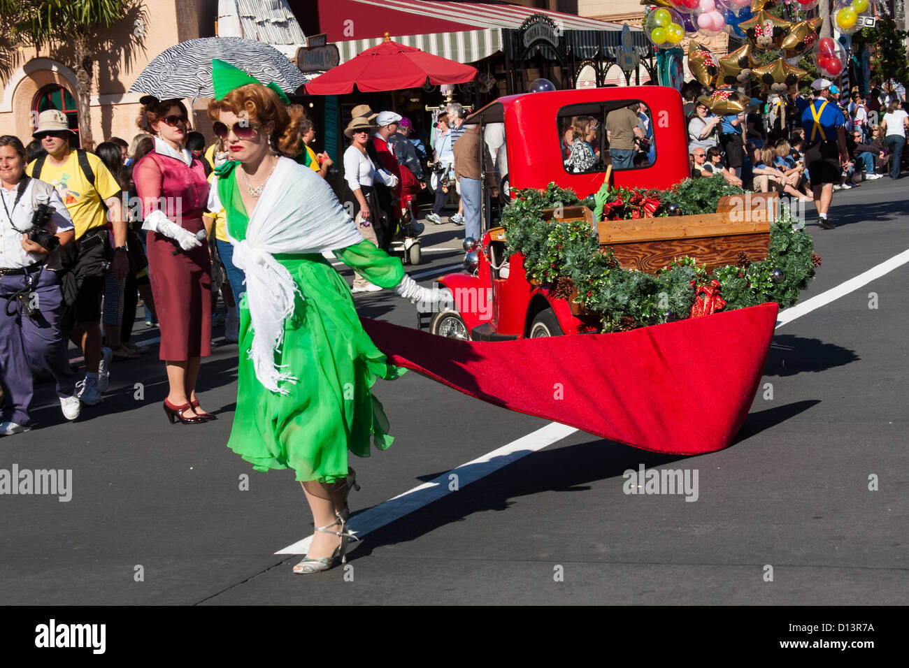 Walt Disney World Main Street Parade Stock Photo