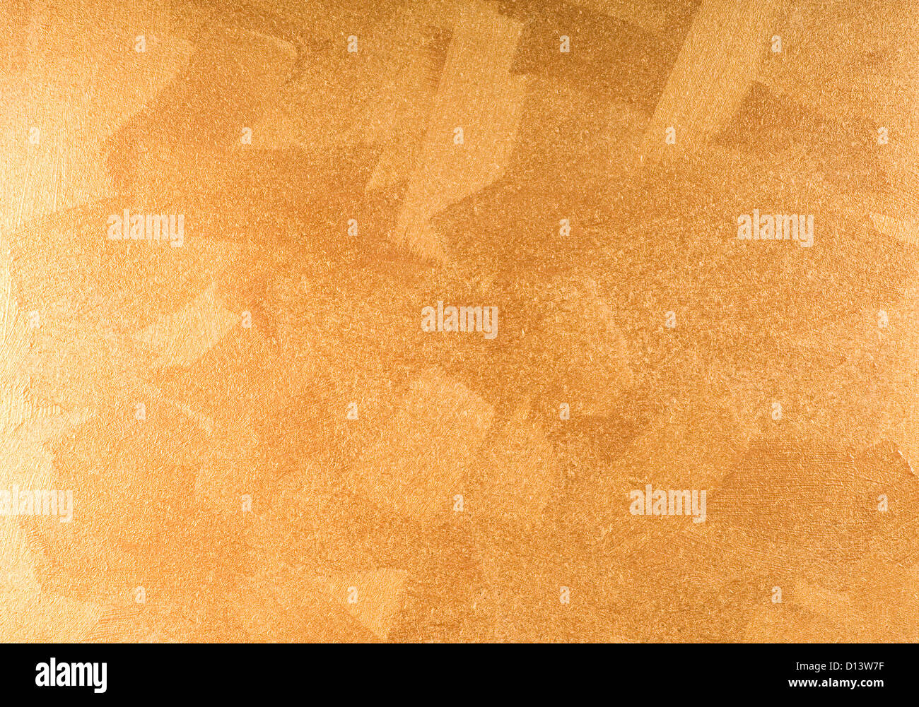 gold paint surface texture background Stock Photo