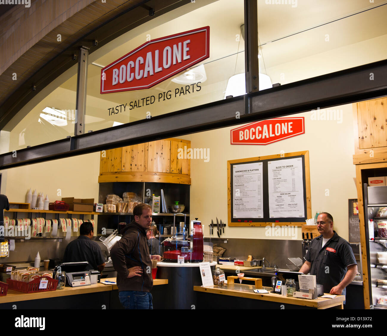Tasty Salted Pig Parts Shop San Francisco Market Stock Photo Alamy