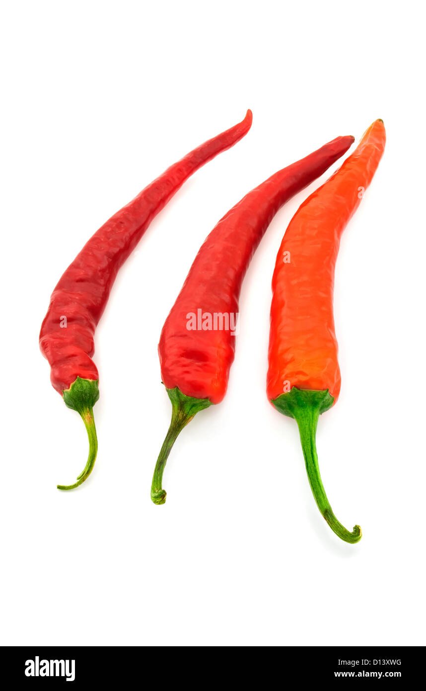 Hot pepper on white hi-res stock photography and images - Alamy