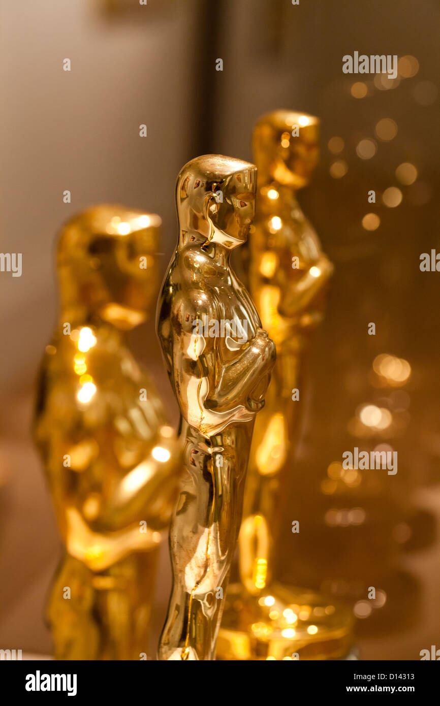 The Academy Awards Oscar statuette Stock Photo