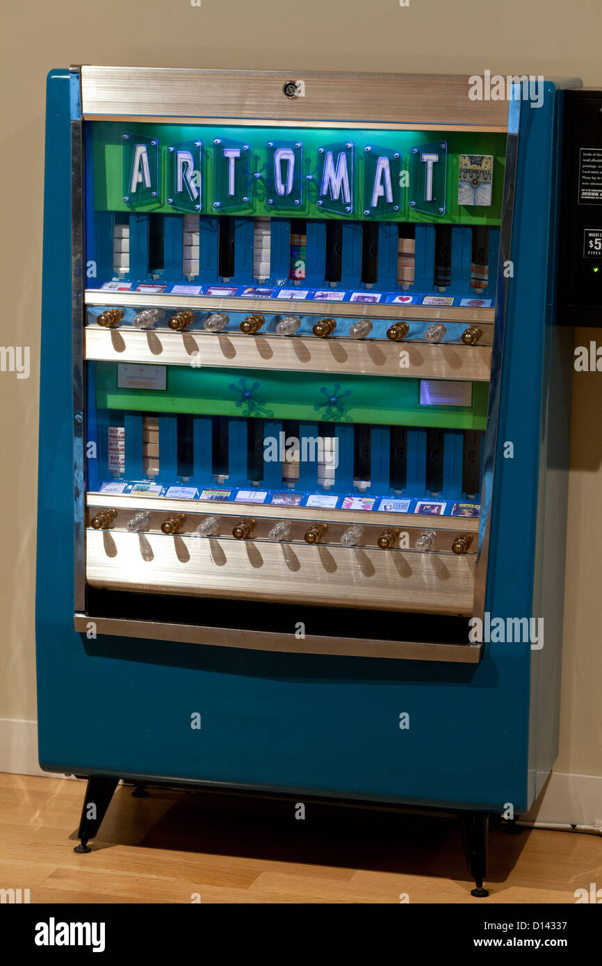 Art-O-Mat art vending machine Stock Photo