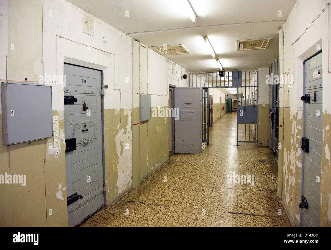 The Stazi Prison East Berlin Germany Stock Photo