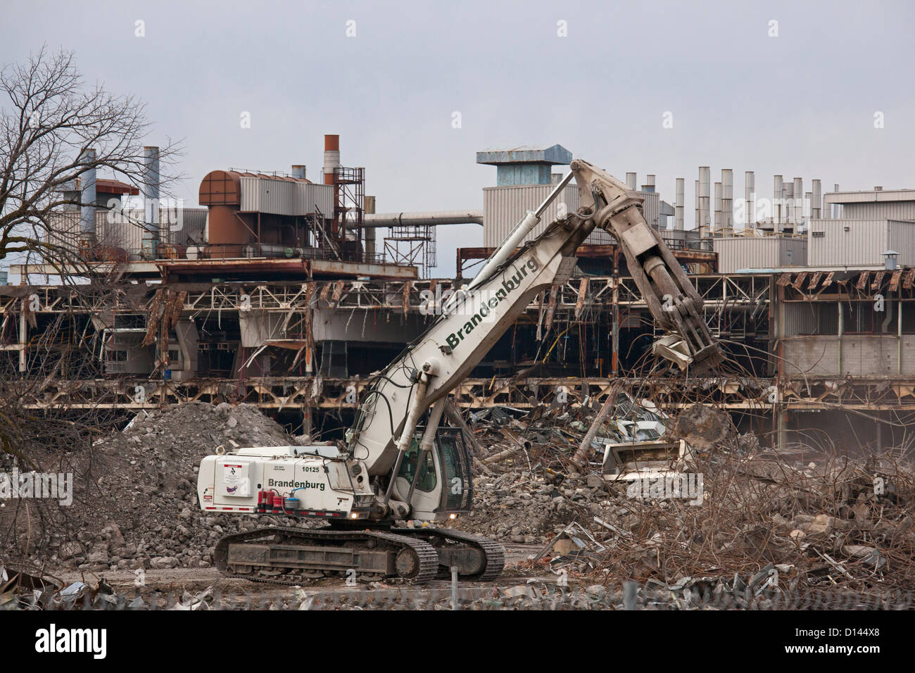 Wixom, Michigan - Demolition of part of Ford's Wixom Assembly plant