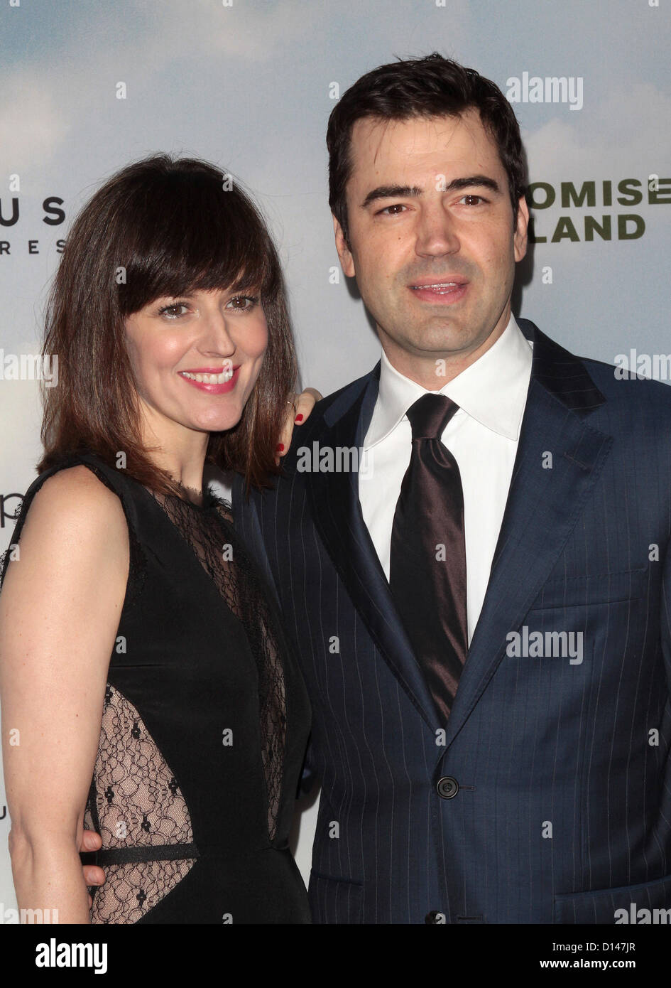 RON LIVINGSTON ROSEMARIE DEWITT PROMISED LAND PREMIERE WEST HOLLYWOOD