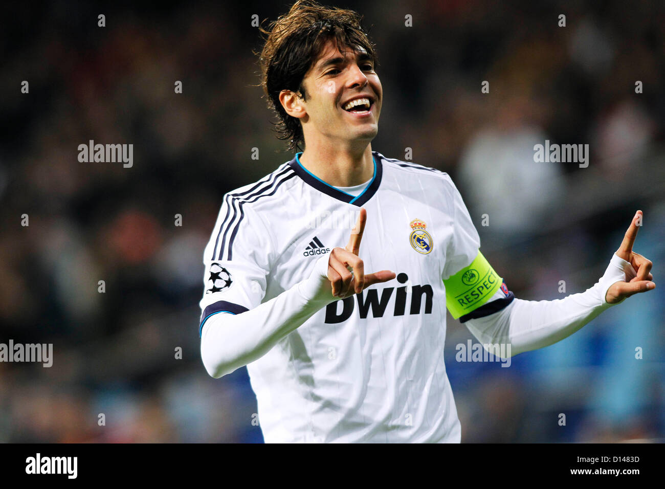 Kaka (Real), DECEMBER 4, 2012 - Football / Soccer : UEFA Champions League  group D match between Real Madrid 4-1 Ajax at Estadio Santiago Bernabeu in  Madrid, Spain. (Photo by D.Nakashima/AFLO Stock Photo - Alamy