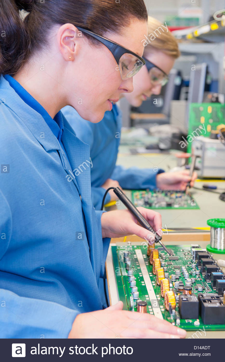 Soldering Circuit Board Stock Photos & Soldering Circuit Board Stock