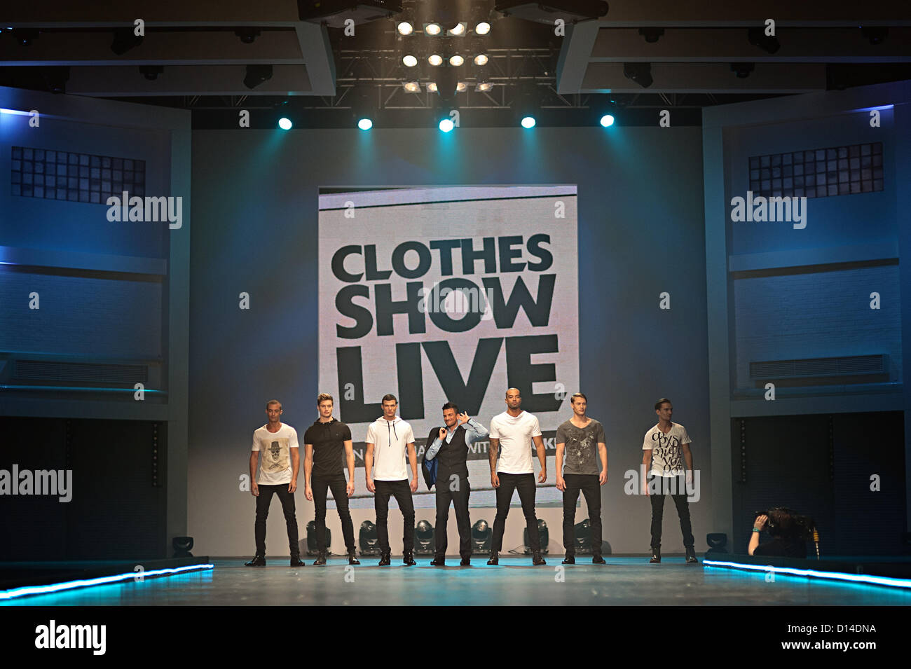 Birmingham, UK. 7th December 2012. Peter Andre launches new clothing range 'Alpha' at Clothes Show Live 2012. Credit:  Adrian Jones / Alamy Live News Stock Photo
