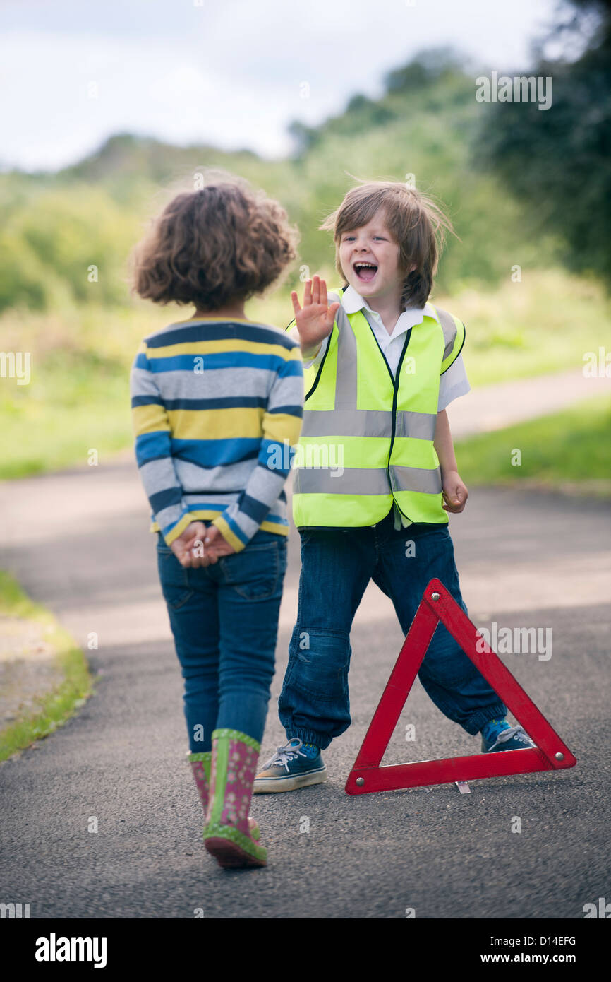 Students Walking In Line Hands Behind Back