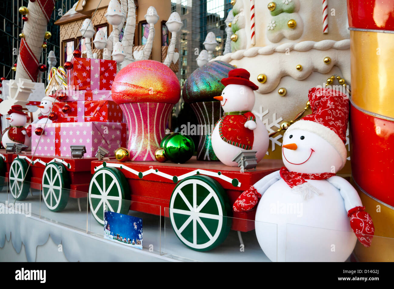 Large luxury Christmas decoration in outdoor Stock Photo - Alamy