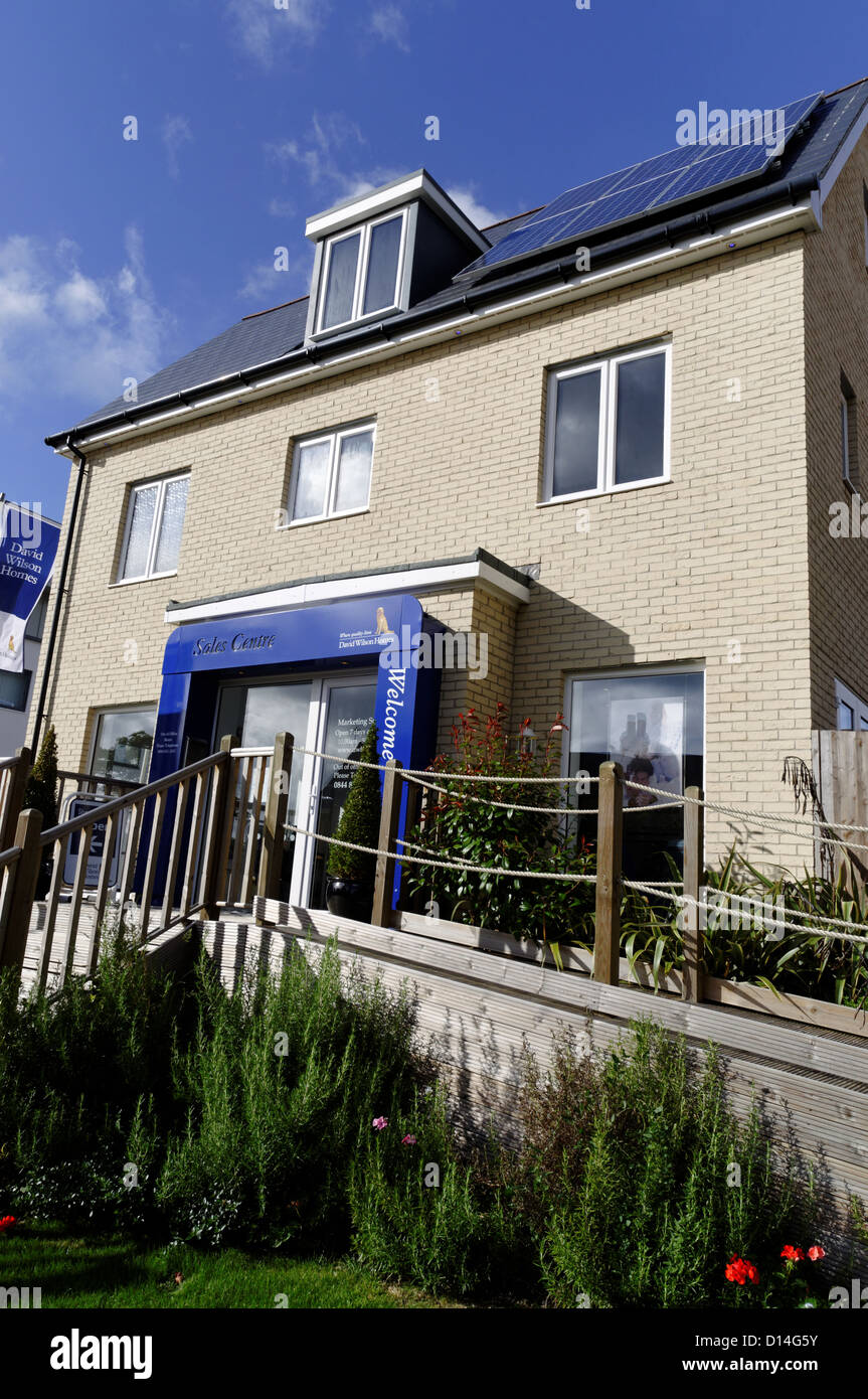 Show Home, New Housing Development, East Cowes, Isle of Wight, UK, GB