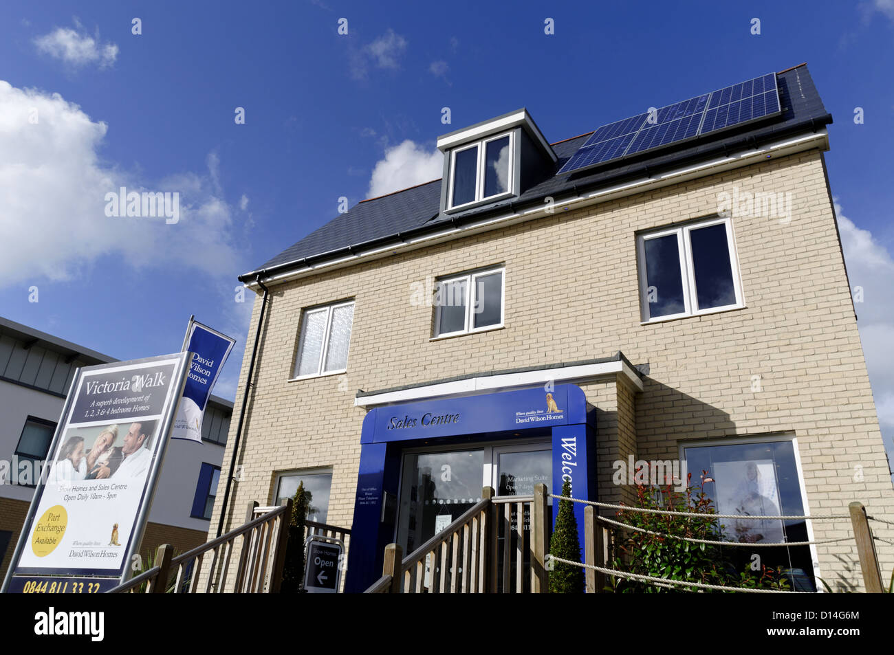 Show Home, New Housing Development, East Cowes, Isle of Wight, UK, GB