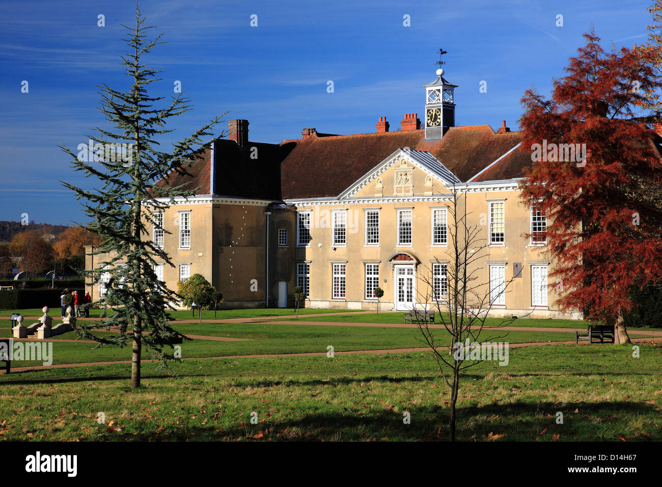 Reigate Priory Mansion in Priory Park, Surrey, England Stock Photo
