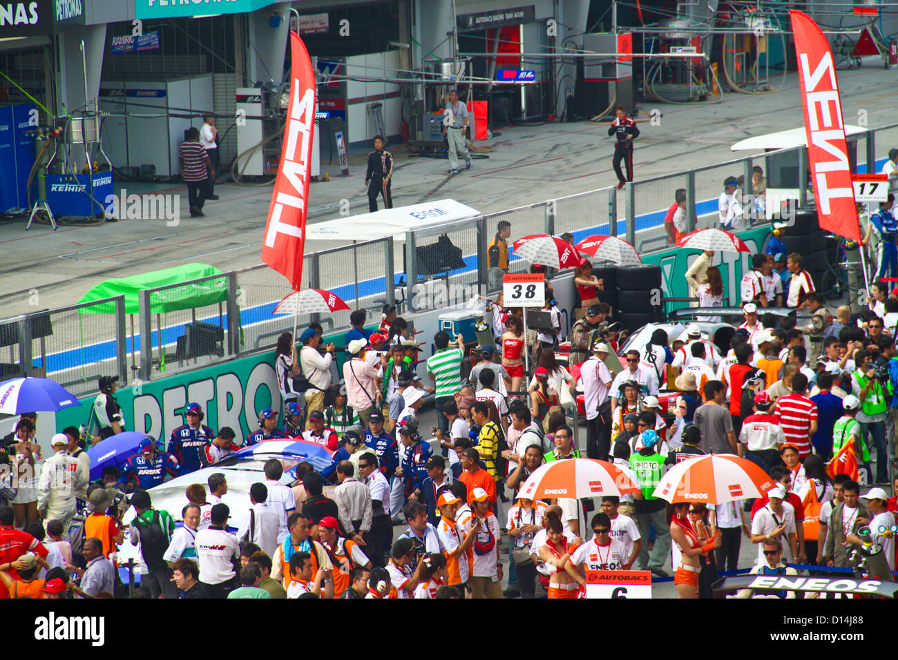 Crowds At The Race Track Of Sepang Circuit Malaysia During The Supergt Event Stock Photo Alamy