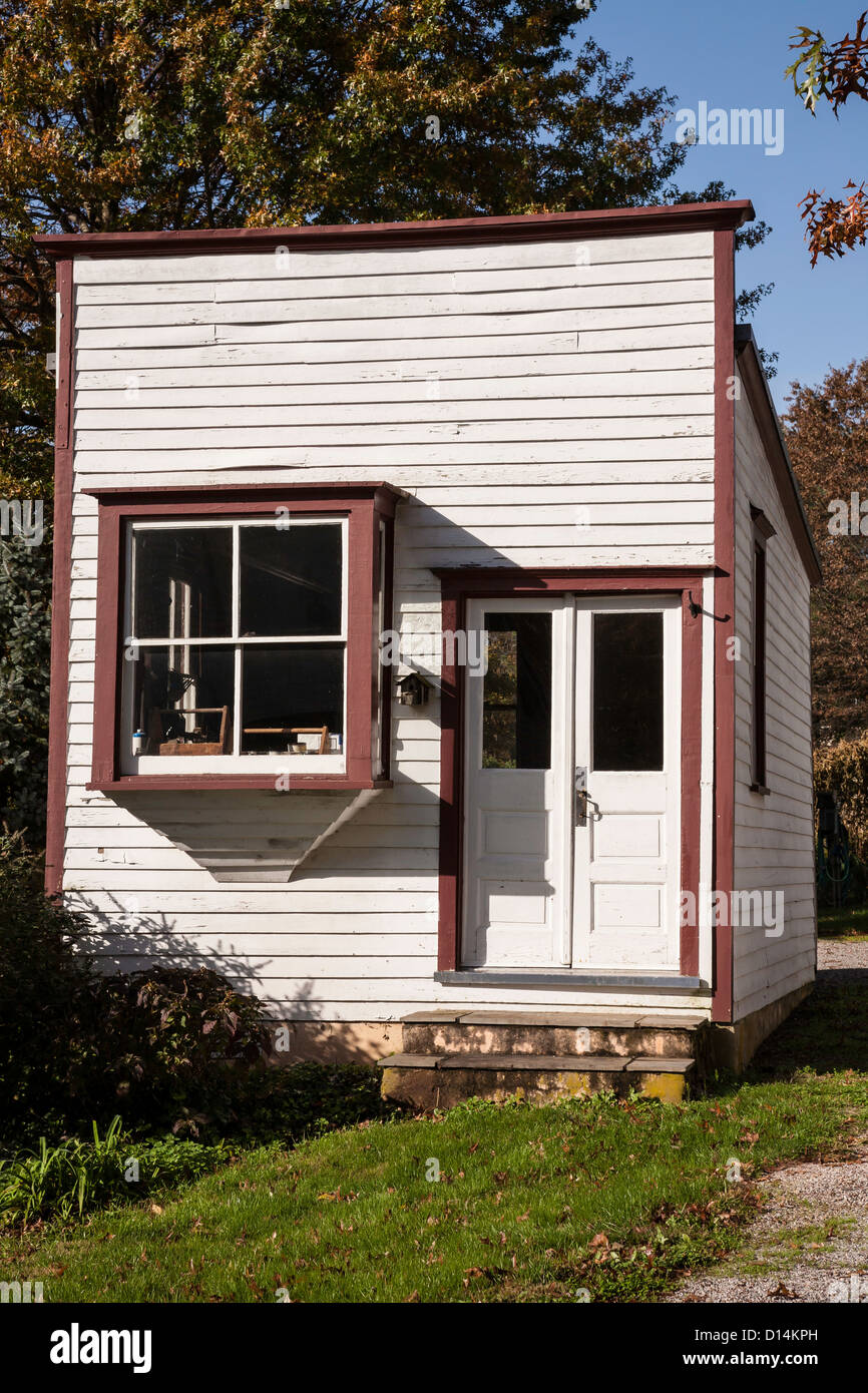 Detached Residential Workshop, PA, USA Stock Photo