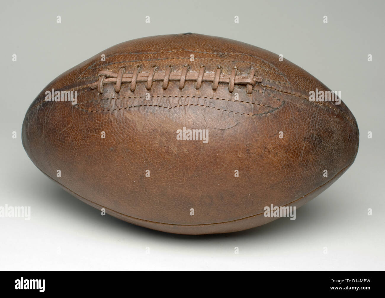 football on grey surface Stock Photo