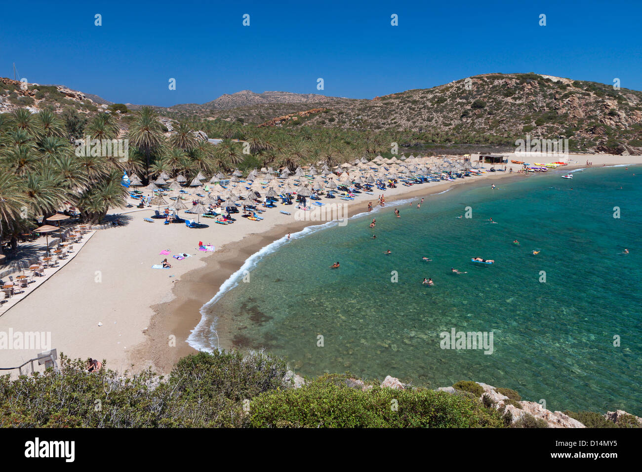Palm beach vai crete hi-res stock photography and images - Alamy