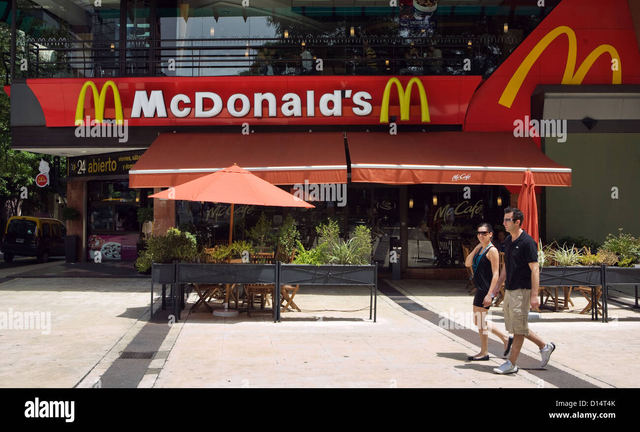 Buenos Aires, Argentina, McDonalds Stock Photo - Alamy