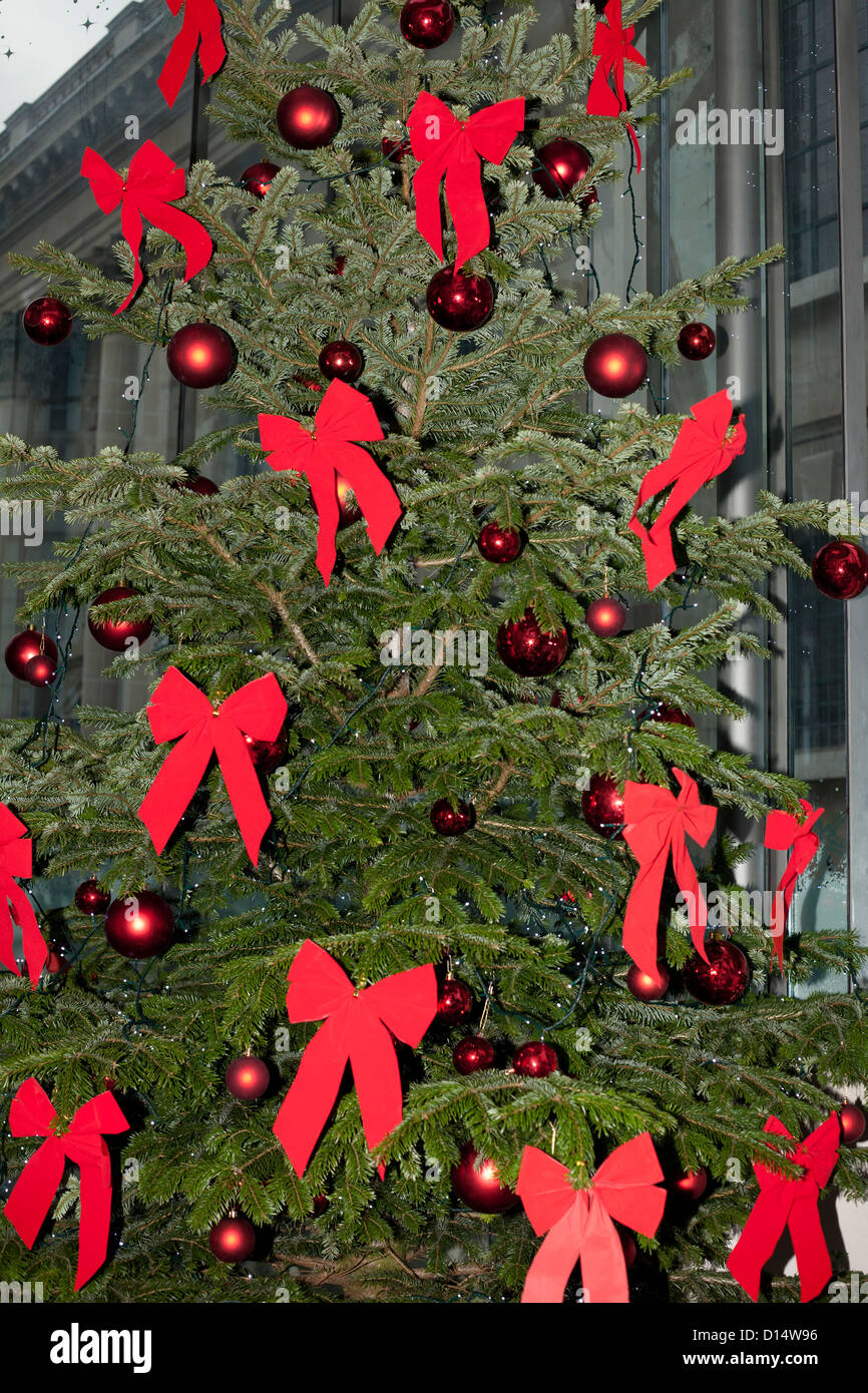 Christmas Tree, Central London, England, United Kingdom, Europe Stock