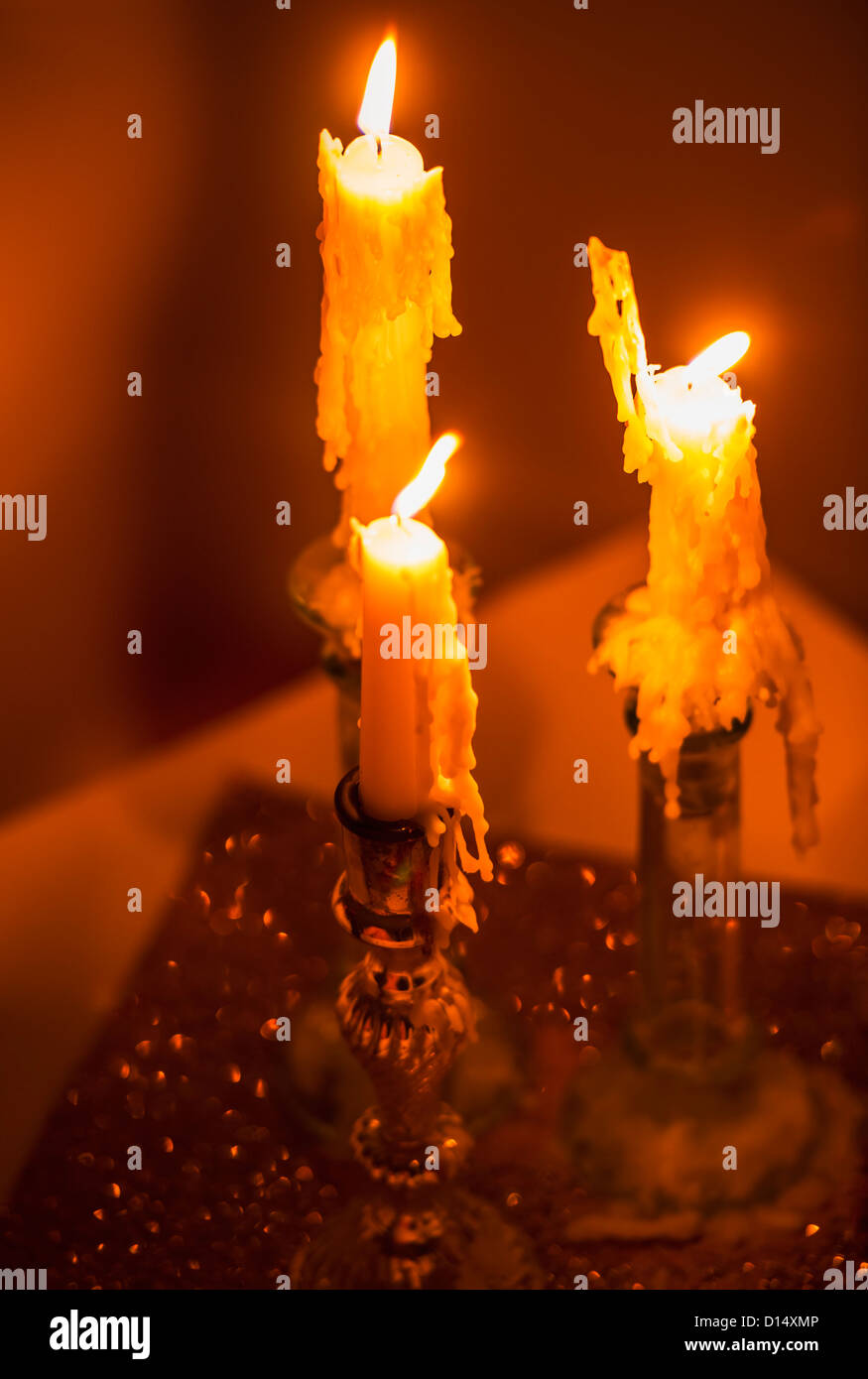 Candle melting melted wax hires stock photography and images Alamy