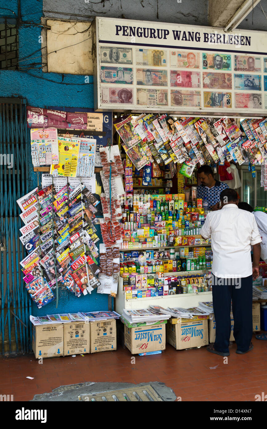 Kiosk in Kuala Lumpur, Malaysia Stock Photo Alamy