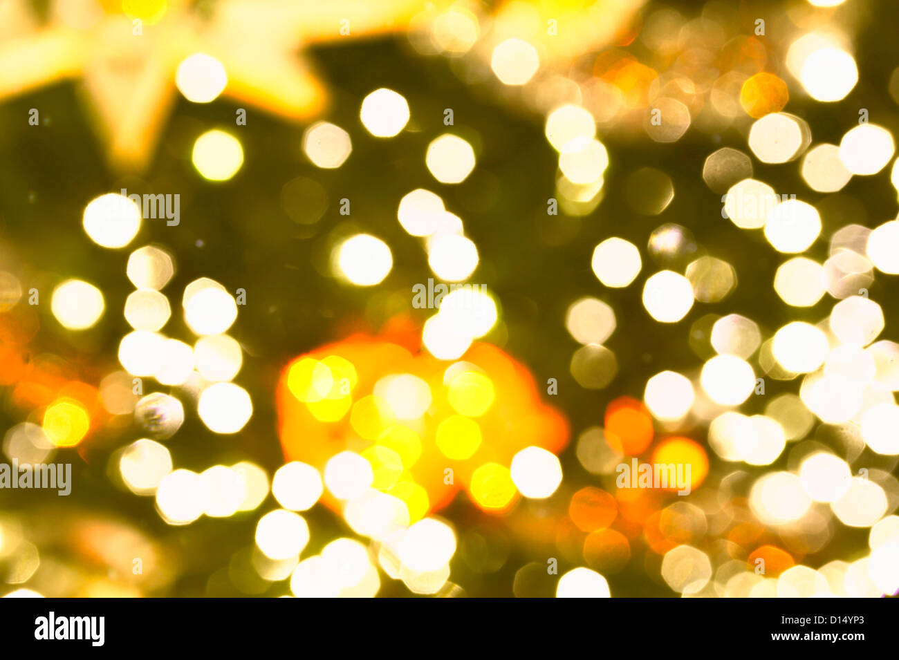 Abstract circular bokeh background of Christmaslight Stock Photo - Alamy