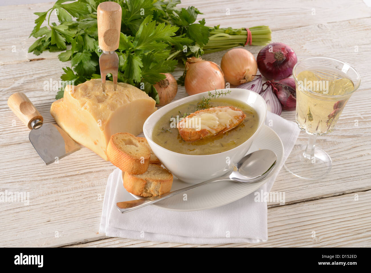 French onion soup Stock Photo - Alamy
