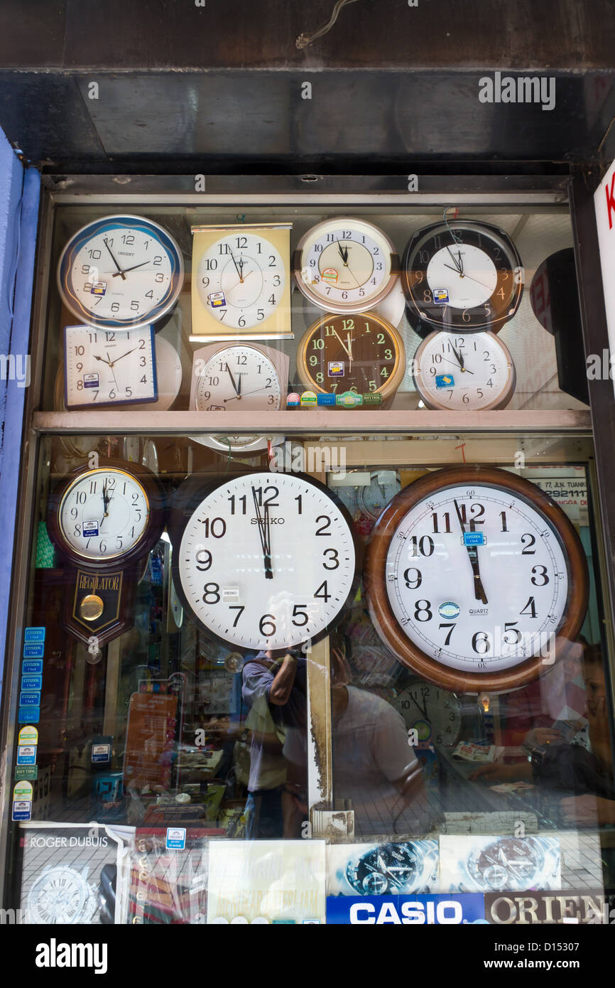Clocks in Kuala Lumpur, Malaysia Stock Photo Alamy