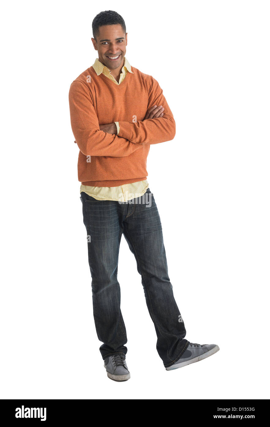 Portrait of smiling man, studio shot Stock Photo - Alamy