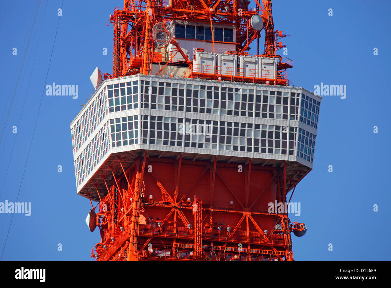 The Tokyo Tower Tokyo Japan Stock Photo
