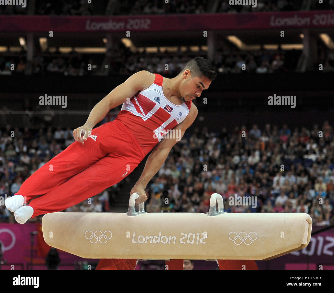 Louis Smith (GBR, Great Britain). Individual Gymnastics Stock Photo