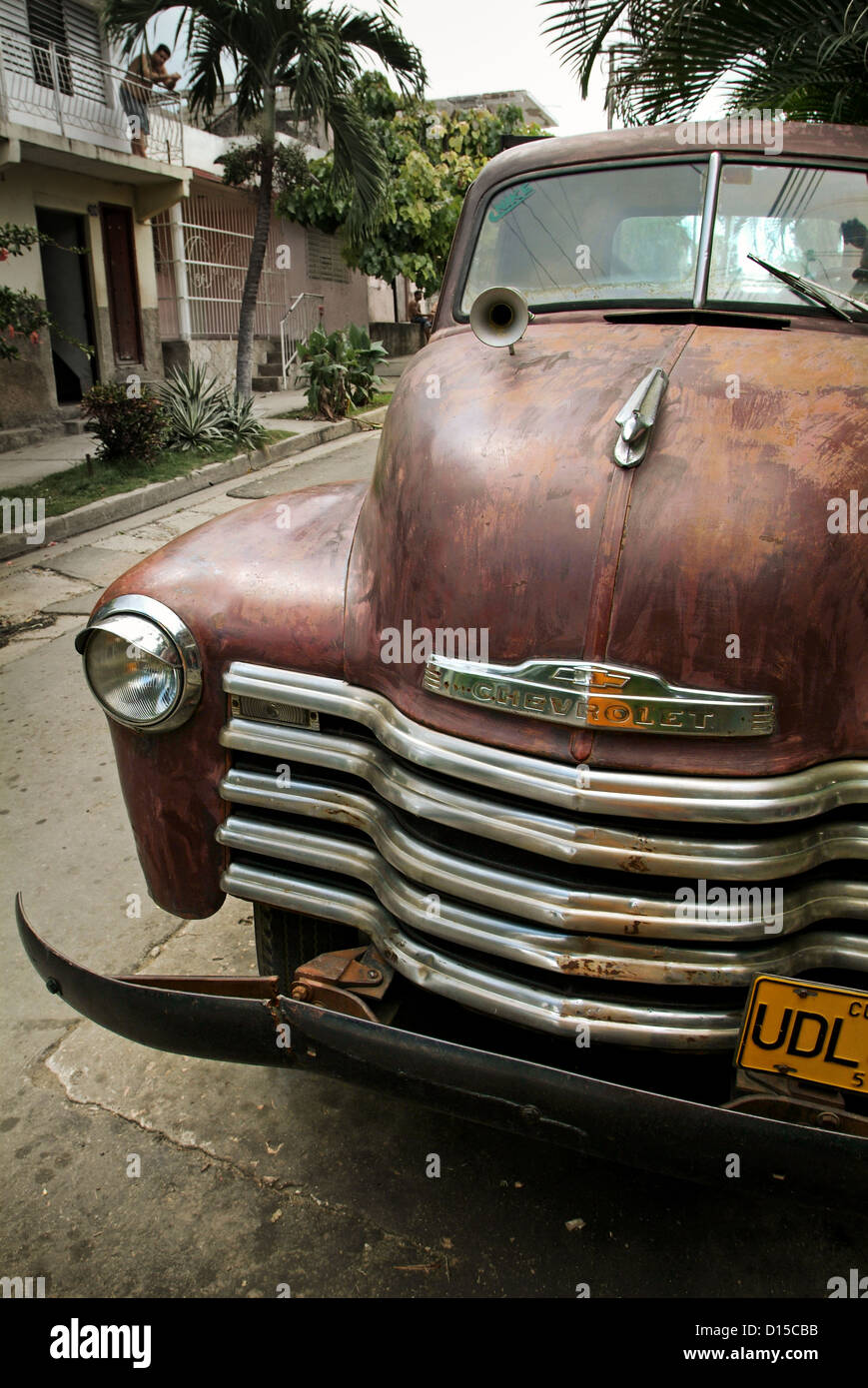 Santiago de Cuba, Cuba, Chevrolet from the 40s Stock Photo