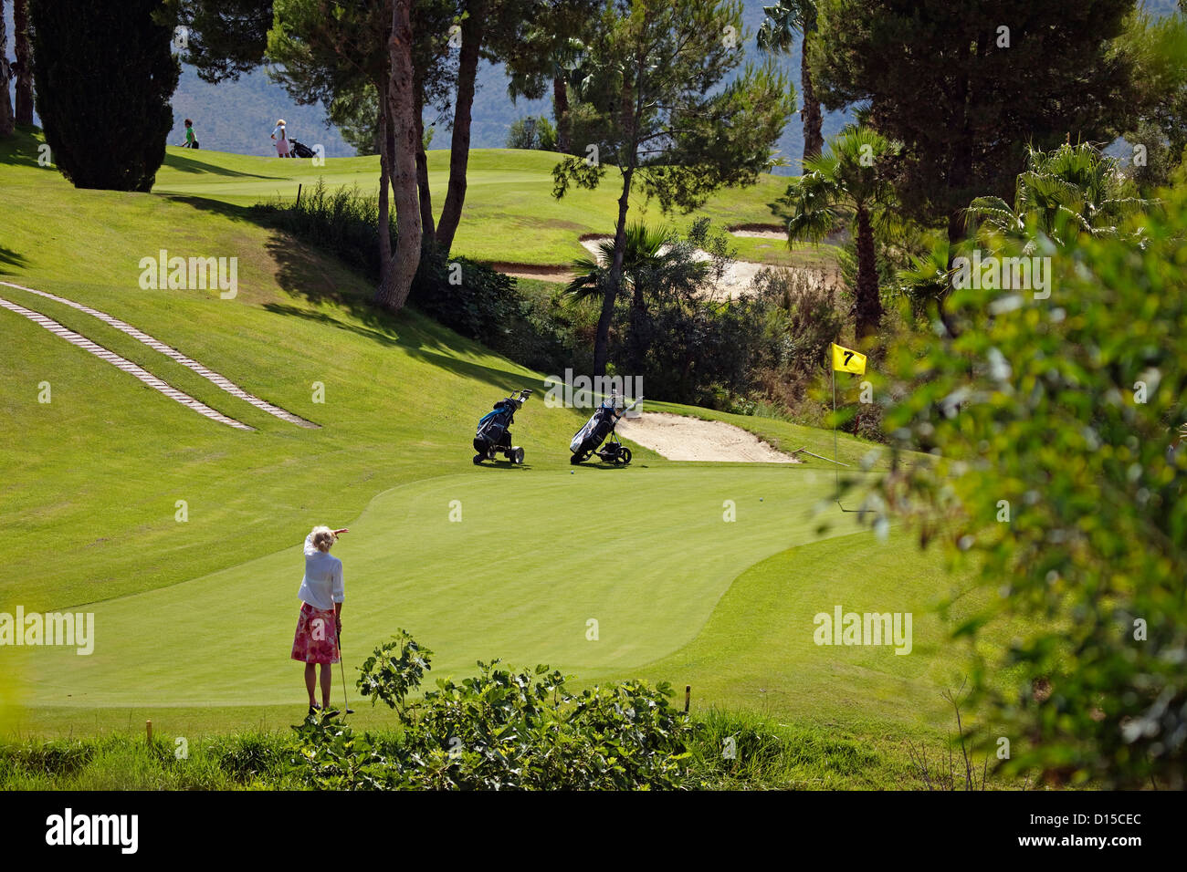 Alhaurin Golf Course Malaga Costa del Sol Andalusia Spain Stock Photo