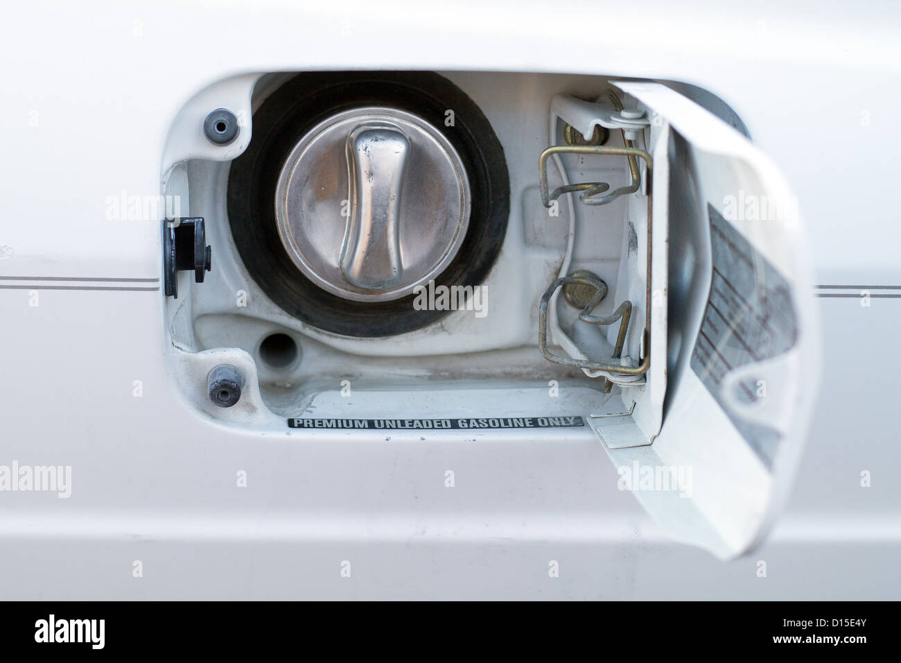 Car clearance gas door
