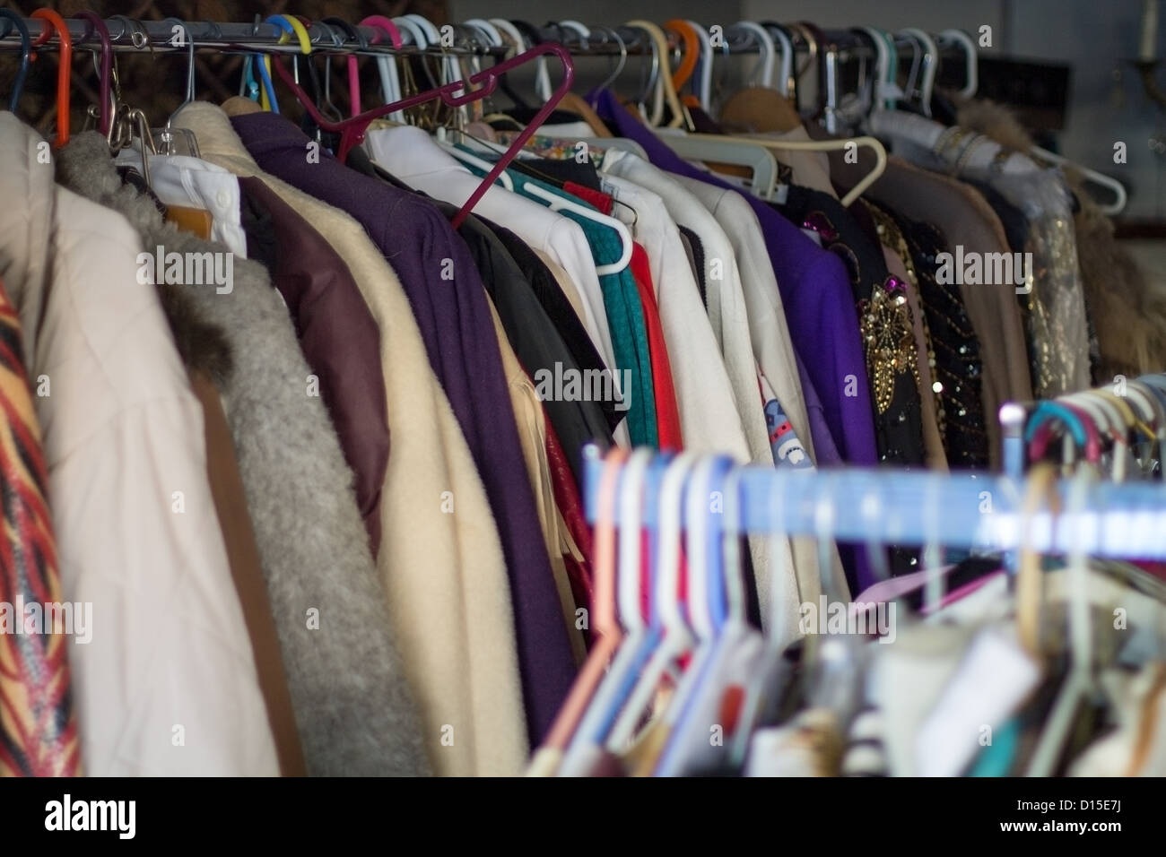 Old cloth rack hi-res stock photography and images - Alamy