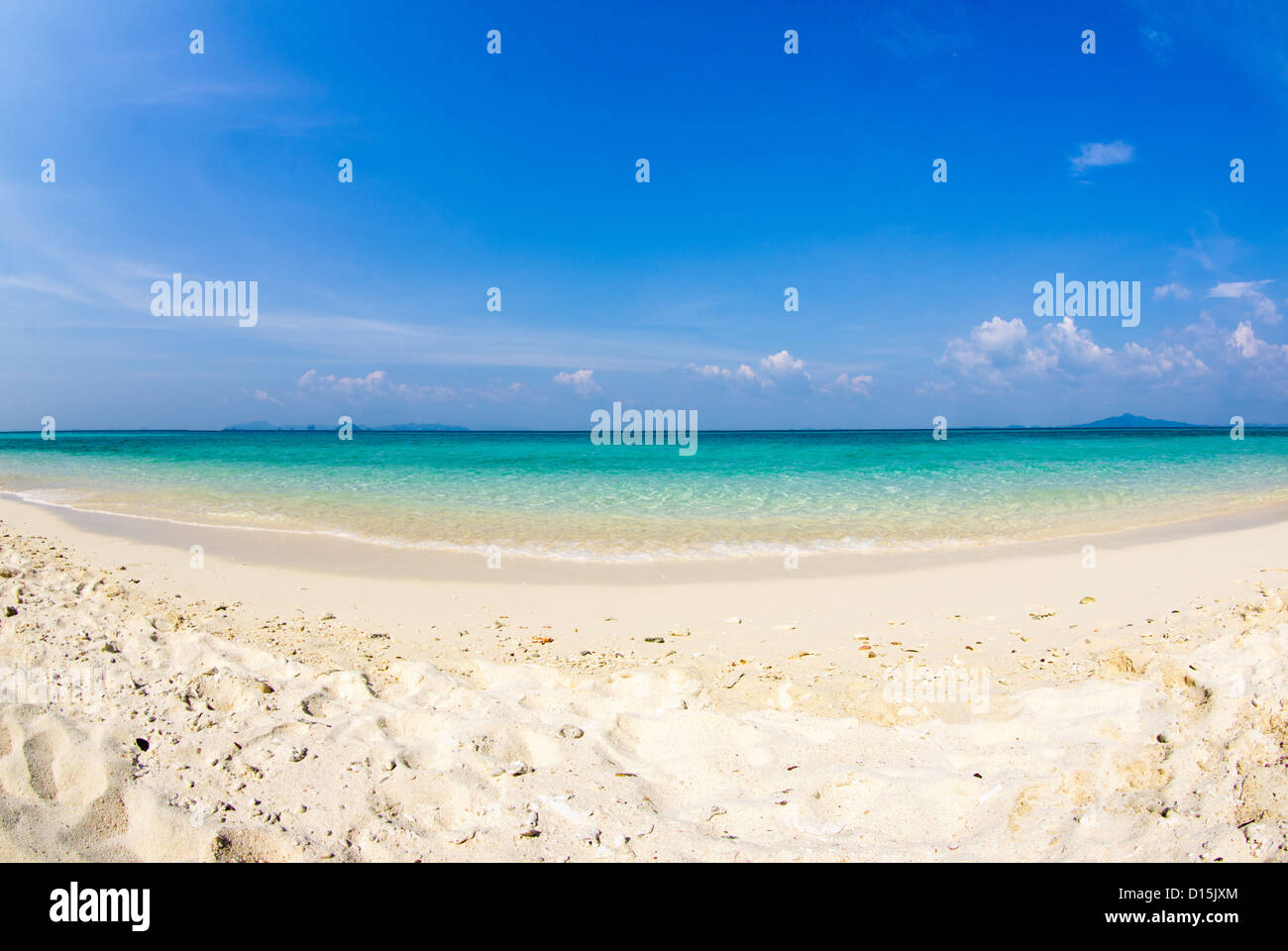 beautiful beach and tropical sea Stock Photo