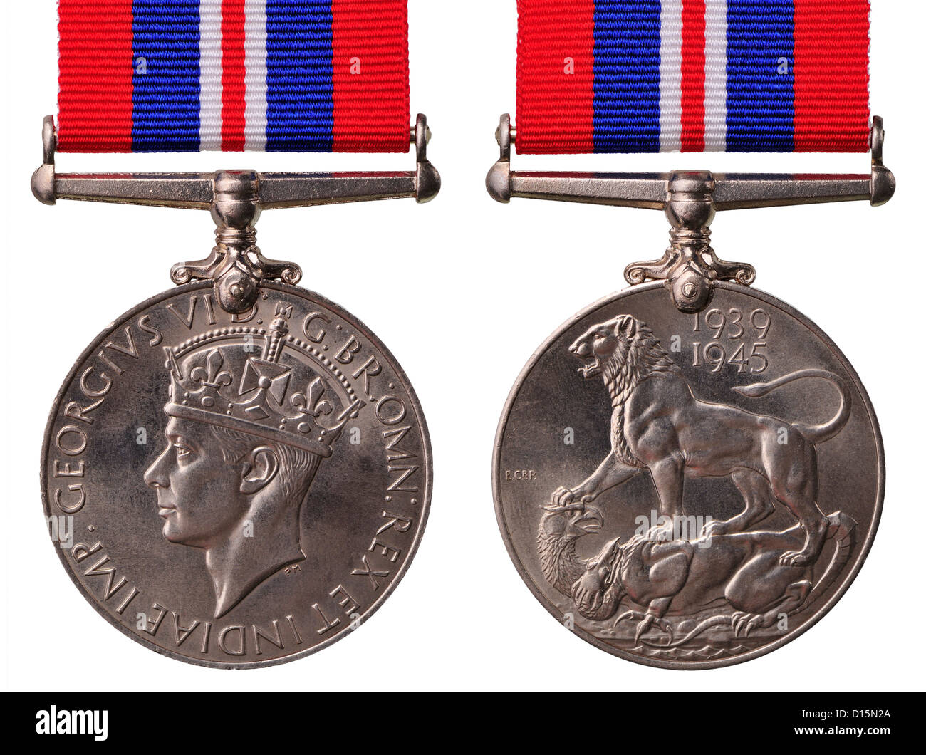 Second World War medal the 19391945 War Medal Stock Photo Alamy