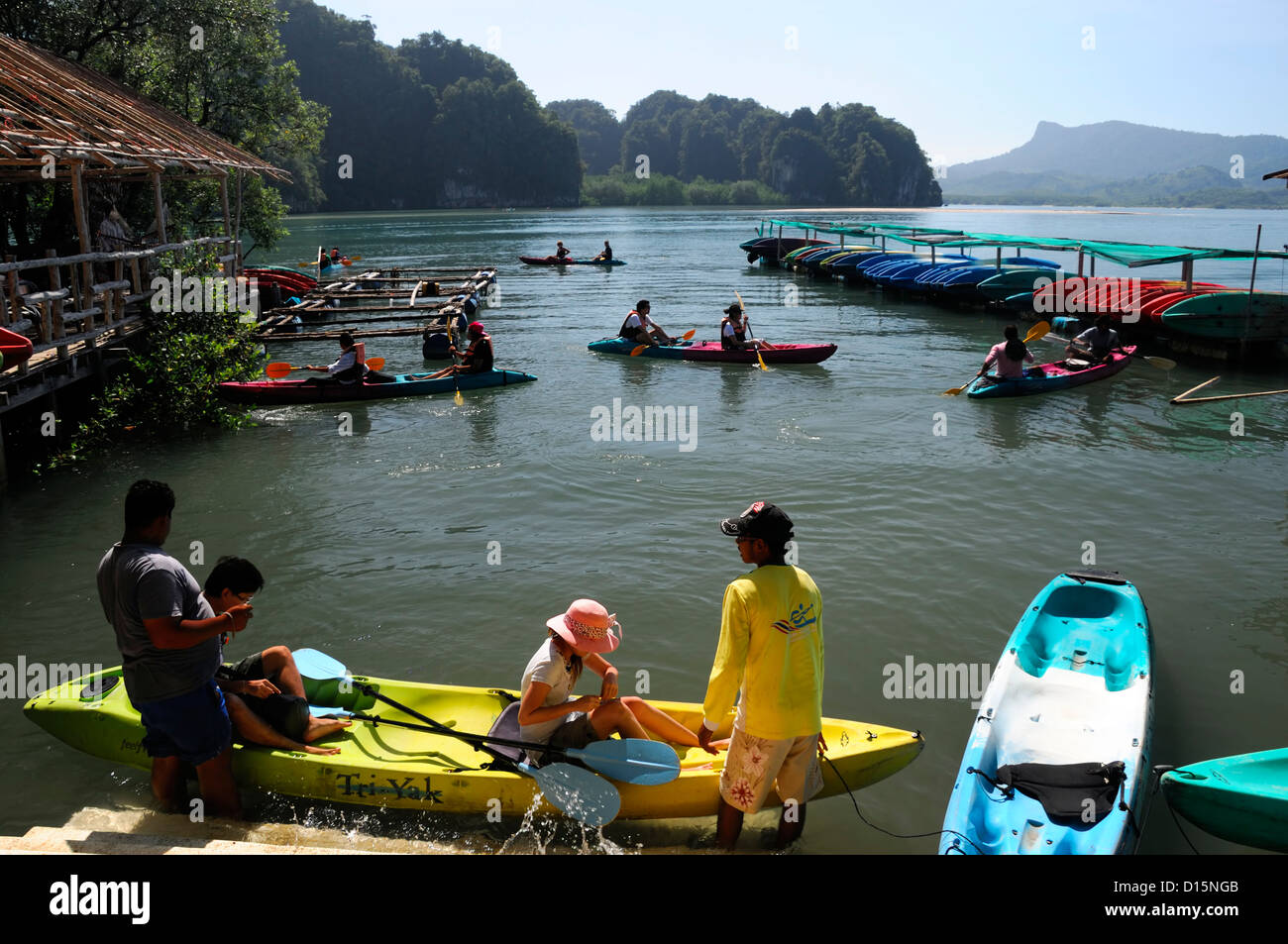 Thalane bay kayak hires stock photography and images Alamy
