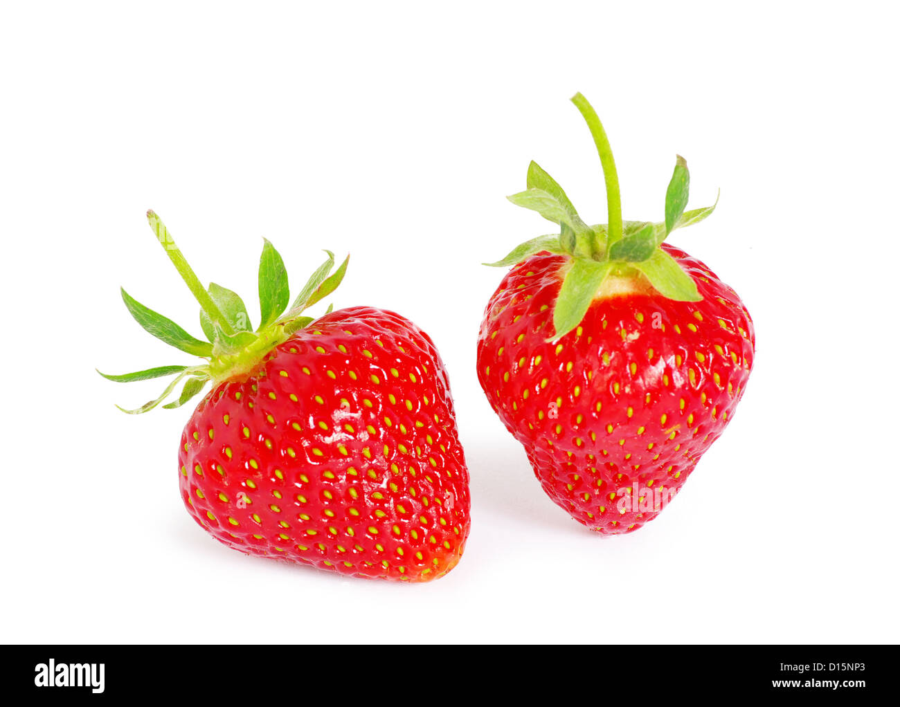 The fresh strawberry isolated on white background Stock Photo - Alamy