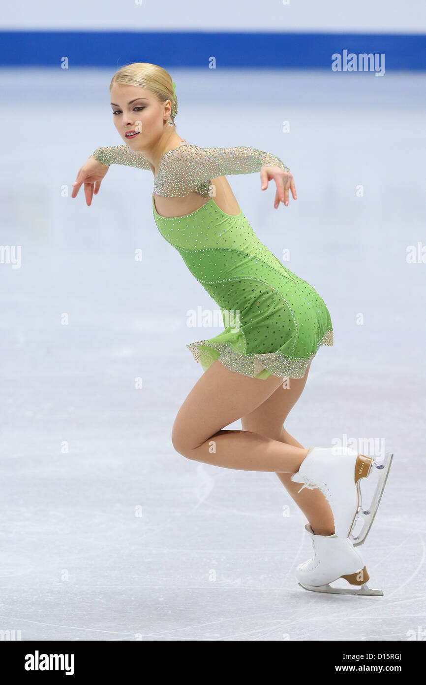 Kiira Korpi (FIN),  DECEMBER 7, 2012 - Figure Skating :  ISU Grand Prix of Figure Skating Final 2012/2013  Women's Short Program  at Iceberg Skating Palace, Sochi, Russia.  (Photo by YUTAKA/AFLO SPORT) [1040] Stock Photo